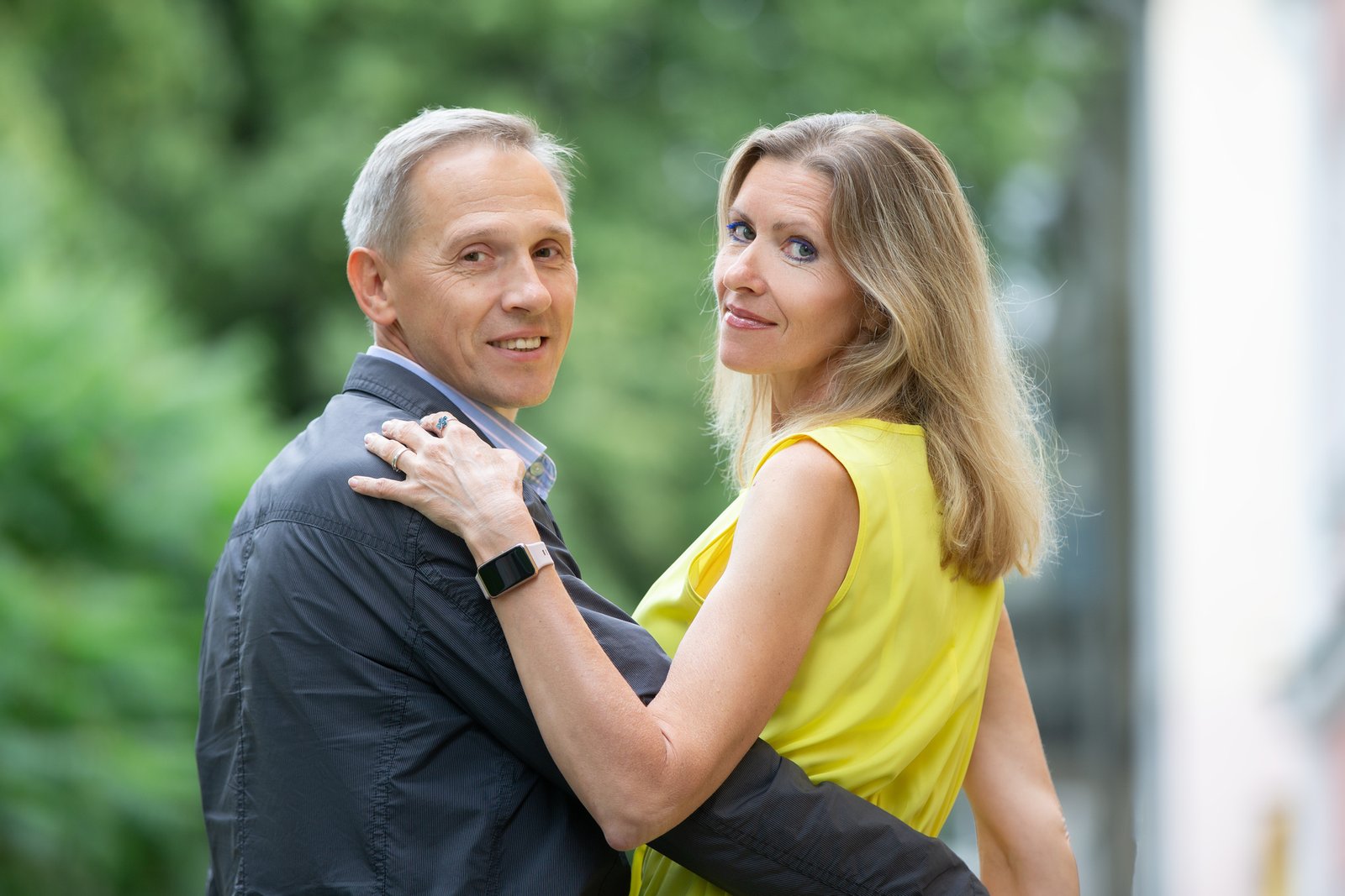 About 3 medium vecteezy happy elderly couple beautiful age man and woman hug walk 34366915 medium